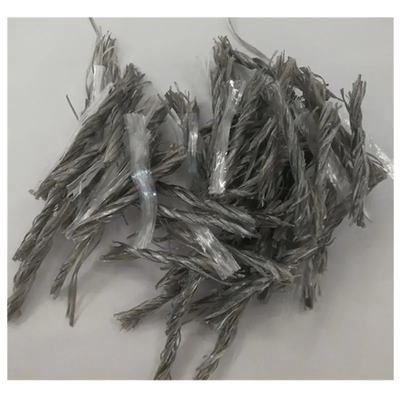 PP Fiber Mesh &amp; Twisted Bunchy hybrid type để gia cố bê tông xi măng