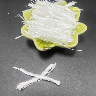 Polypropylene Macro Fiber Twisted Bundle For Concrete Reinforcement In Building Construction Mô hình sợi PP