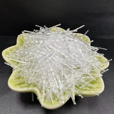 48mm Transparent PP Macro Fiber Wave cho lớp chống nước và lớp đệm của dự án bảo tồn nước ngầm và đường hầm