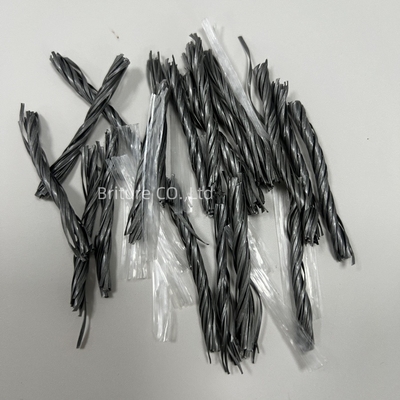 Sử dụng sàn công nghiệp Grey Polypropylene Macro Fiber PP Twist Fiber cho gia cố bê tông trong xây dựng