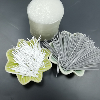 Sợi tổng hợp Polypropylene 48mm nổi Macro Sợi PP cho bê tông phun
