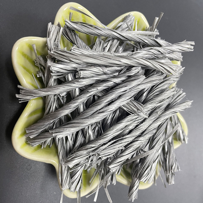 Kỹ thuật sợi xoắn được chứng nhận CE PP Polypropylen sợi Bunchy cho đường bê tông