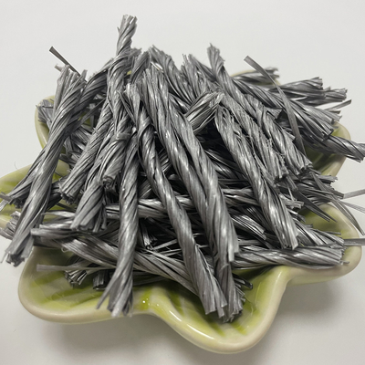 Kỹ thuật sợi xoắn được chứng nhận CE PP Polypropylen sợi Bunchy cho đường bê tông