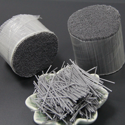 48mm Transparent PP Macro Fiber Wave cho lớp chống nước và lớp đệm của dự án bảo tồn nước ngầm và đường hầm