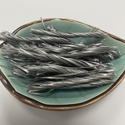 Vật liệu màu xám polymer Twist Bunchy PP Fiber cho sàn công nghiệp