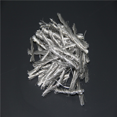 Vật liệu màu xám polymer Twist Bunchy PP Fiber cho sàn công nghiệp