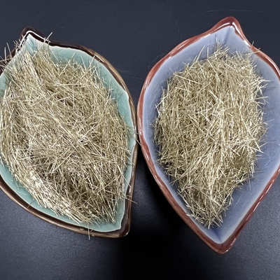 Sợi thép siêu nhỏ vàng rắn cho xây dựng đường bê tông và đường cao tốc