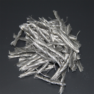 PP Fiber Mesh &amp; Twisted Bunchy hybrid type để gia cố bê tông xi măng