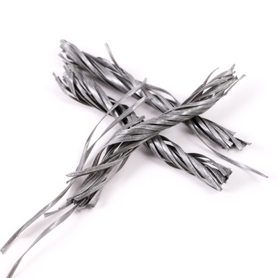Buliding Polyme Chất liệu PP Fiber Twisted Bunchy Form 500T Đối với khả năng chống nứt
