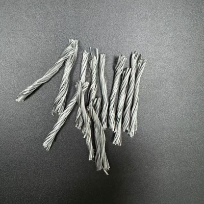 54mm chống nứt cao Polypropylene PP xoắn gói sợi gia cố bê tông
