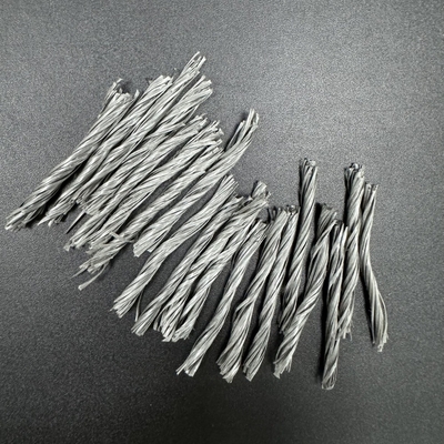 Khả năng kết hợp mạnh mẽ PP Fiber Twisted Bunchy Form cho sự phân tán tốt hơn trong hỗn hợp chống nứt