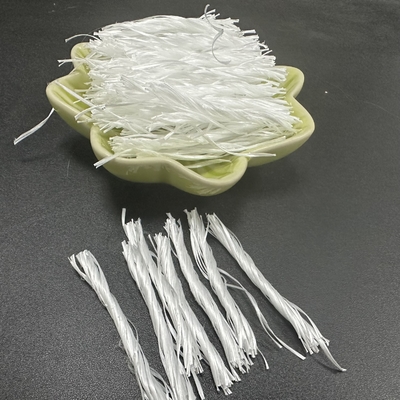 Biture Grey PP Fiber Twisted Bunchy Form để gia cố chống nứt và bê tông