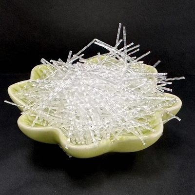 48mm Transparent PP Macro Fiber Wave cho lớp chống nước và lớp đệm của dự án bảo tồn nước ngầm và đường hầm
