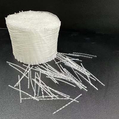 Công nghệ xây dựng phụ gia PP Macro Fiber Wave Form 24-60mm Cho Cement Củng cố và chống cracking