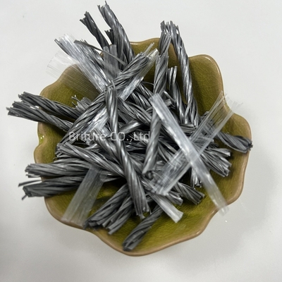 Chứng nhận CE PP Fiber Bundle Twisted Mesh Armored Concrete Fiber For Mortar Use