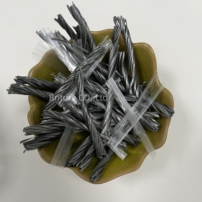 Chứng nhận CE PP Fiber Bundle Twisted Mesh Armored Concrete Fiber For Mortar Use