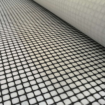 150gsm Vải địa kỹ thuật polypropylene PP Biaxial Geogrid để ổn định độ dốc 30-30kN / M