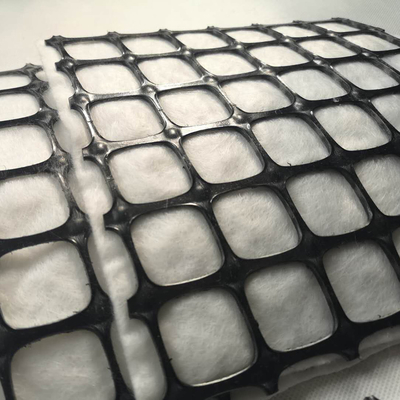150gsm Vải địa kỹ thuật polypropylene PP Biaxial Geogrid để ổn định độ dốc 30-30kN / M