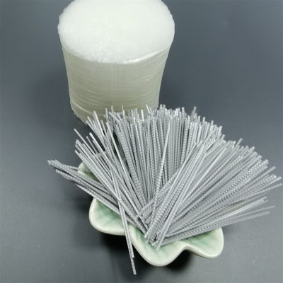 Tổng hợp Macro Polypropylene Bê tông sợi PP cho Screed màu xám